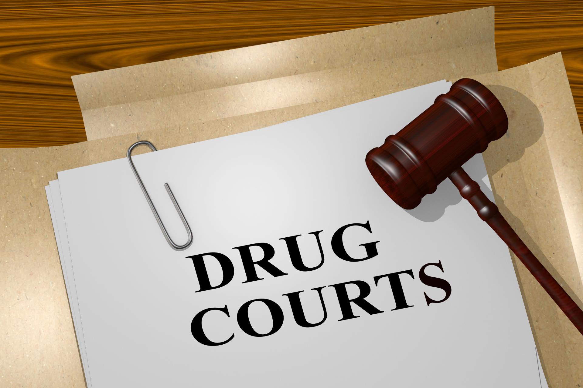 Drug Courts - Legal Concept