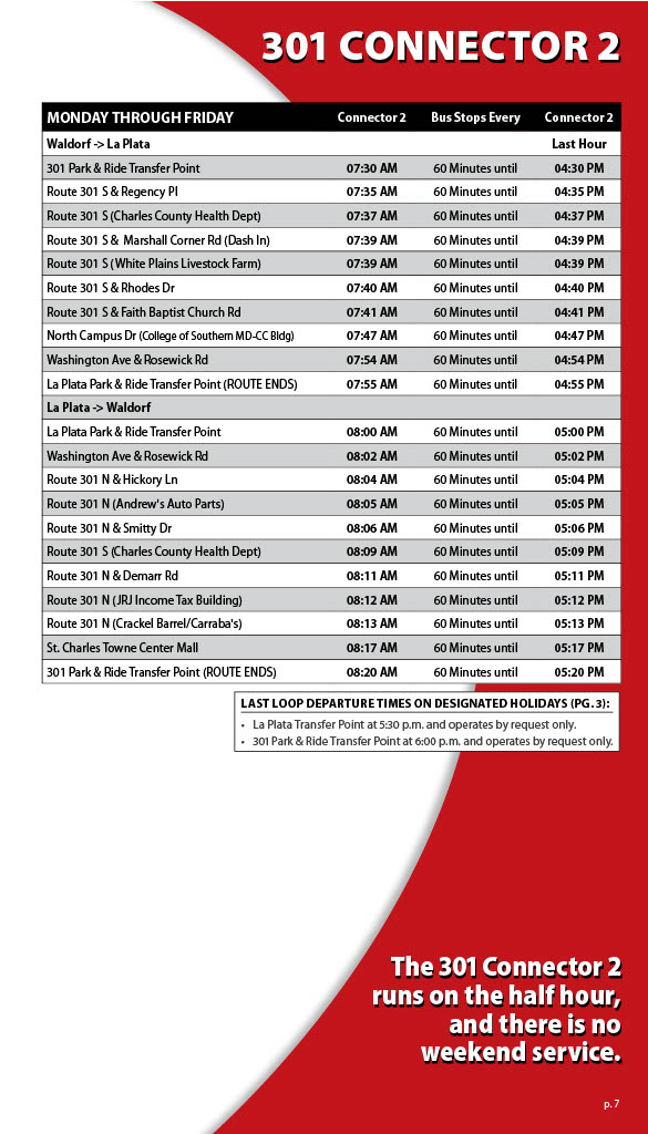 301 Connector 2 Schedule 