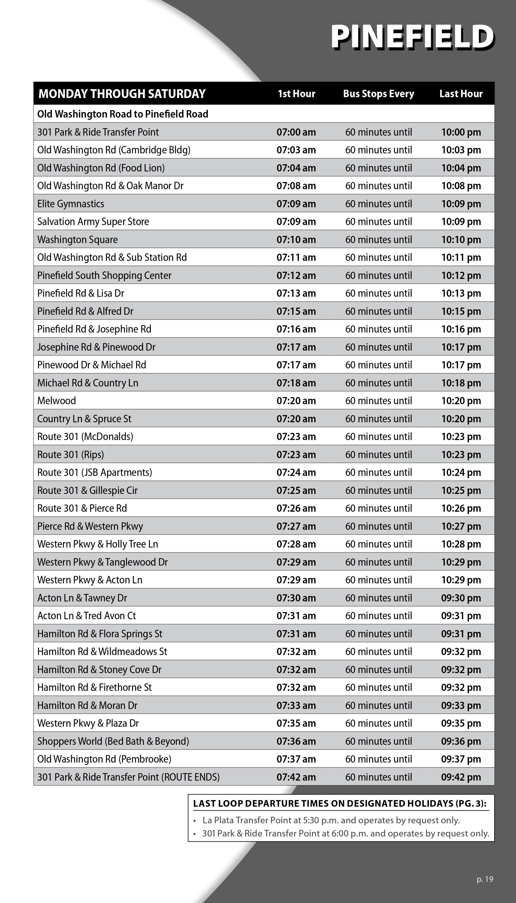 Pinefield Route Schedule_page-0001