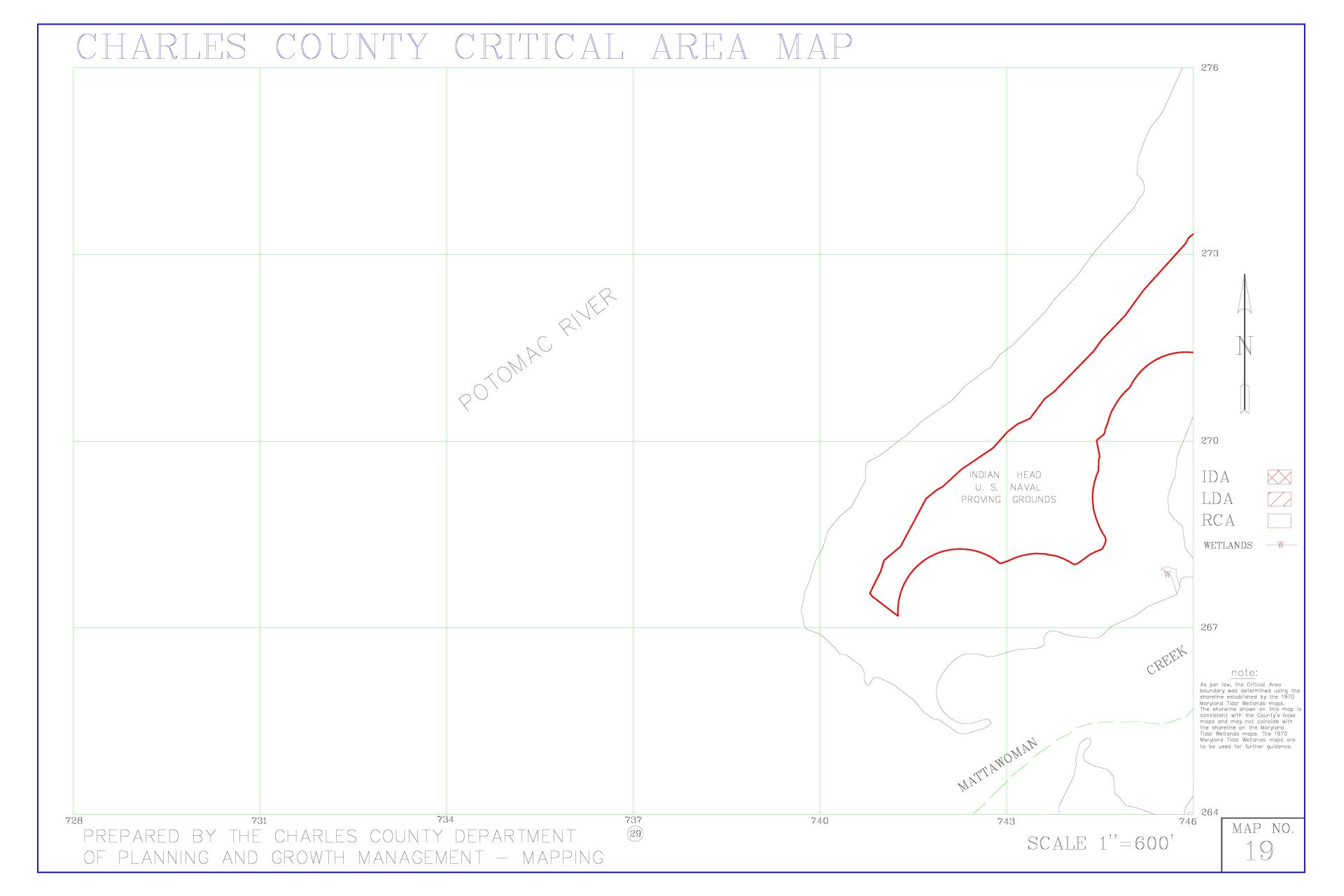 Critical Area Map 19