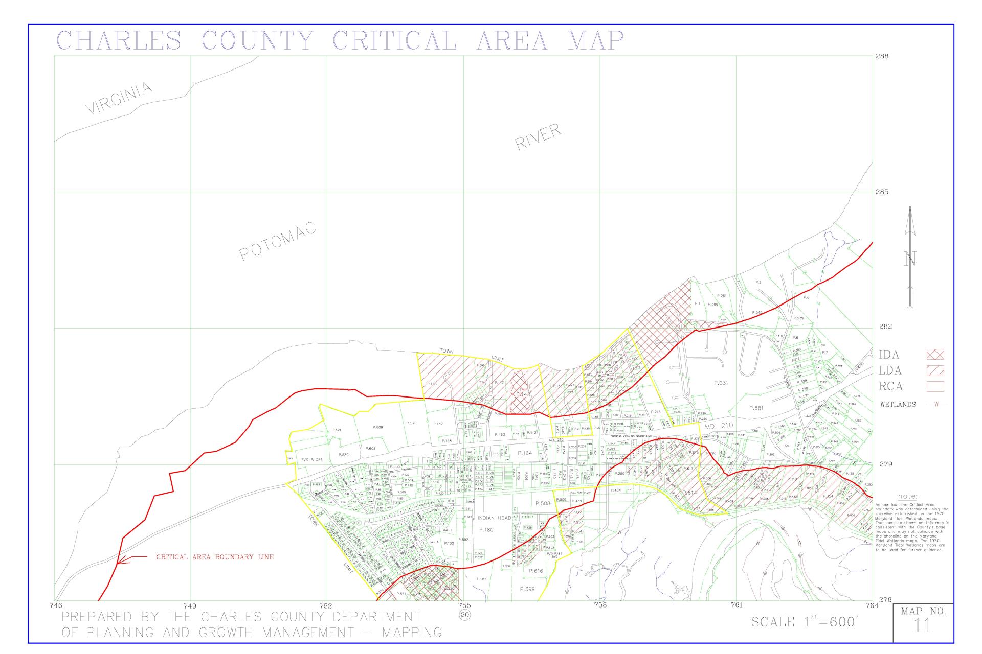 Critical Area Map 11