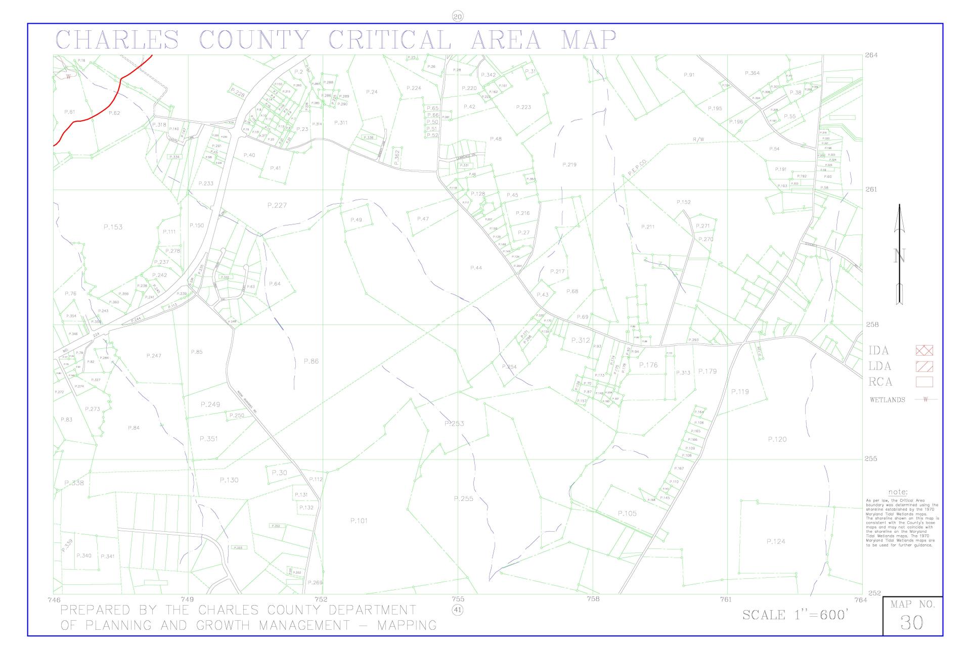 Critical Area Map 30