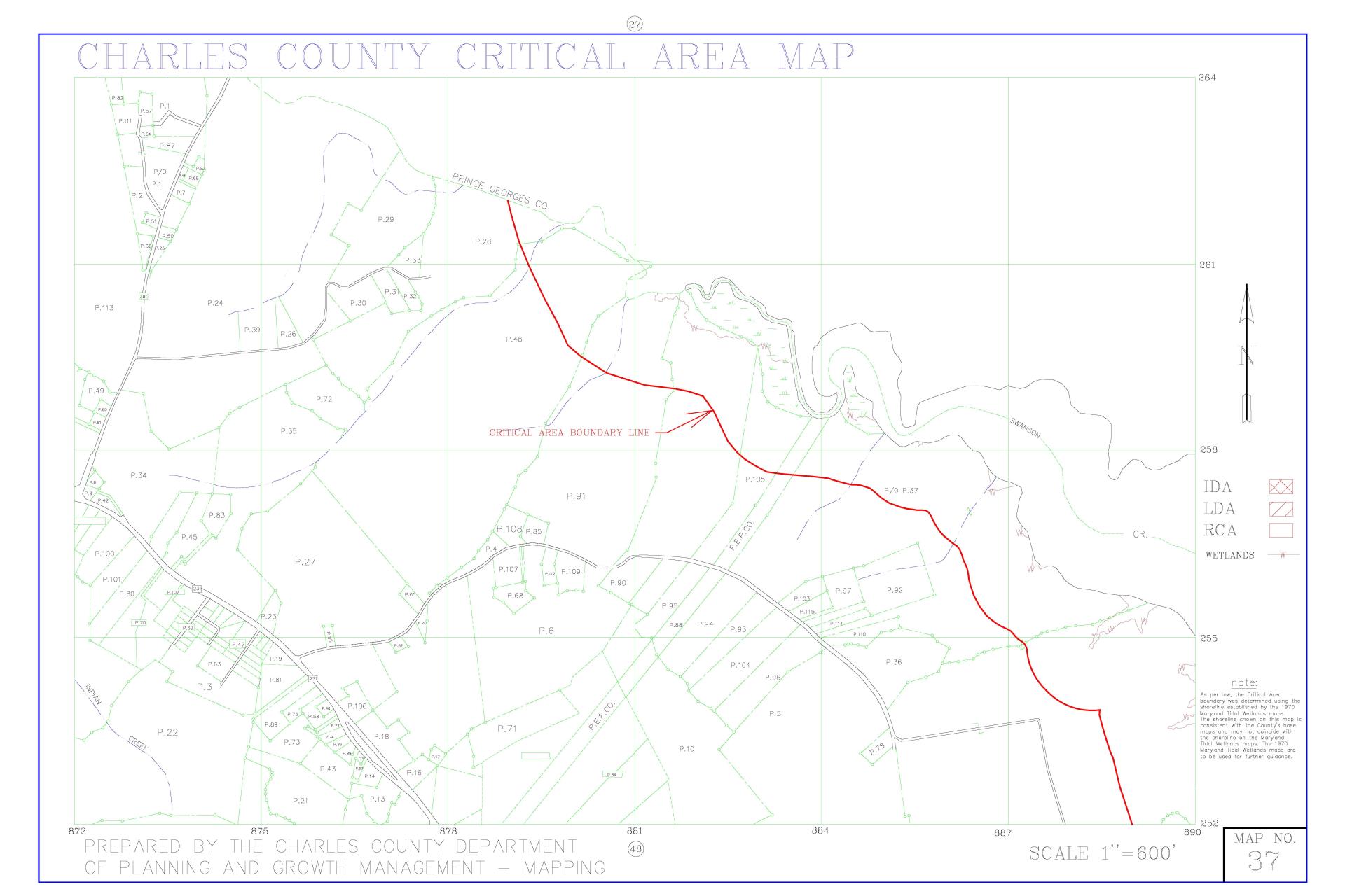 Critical Area Map 37