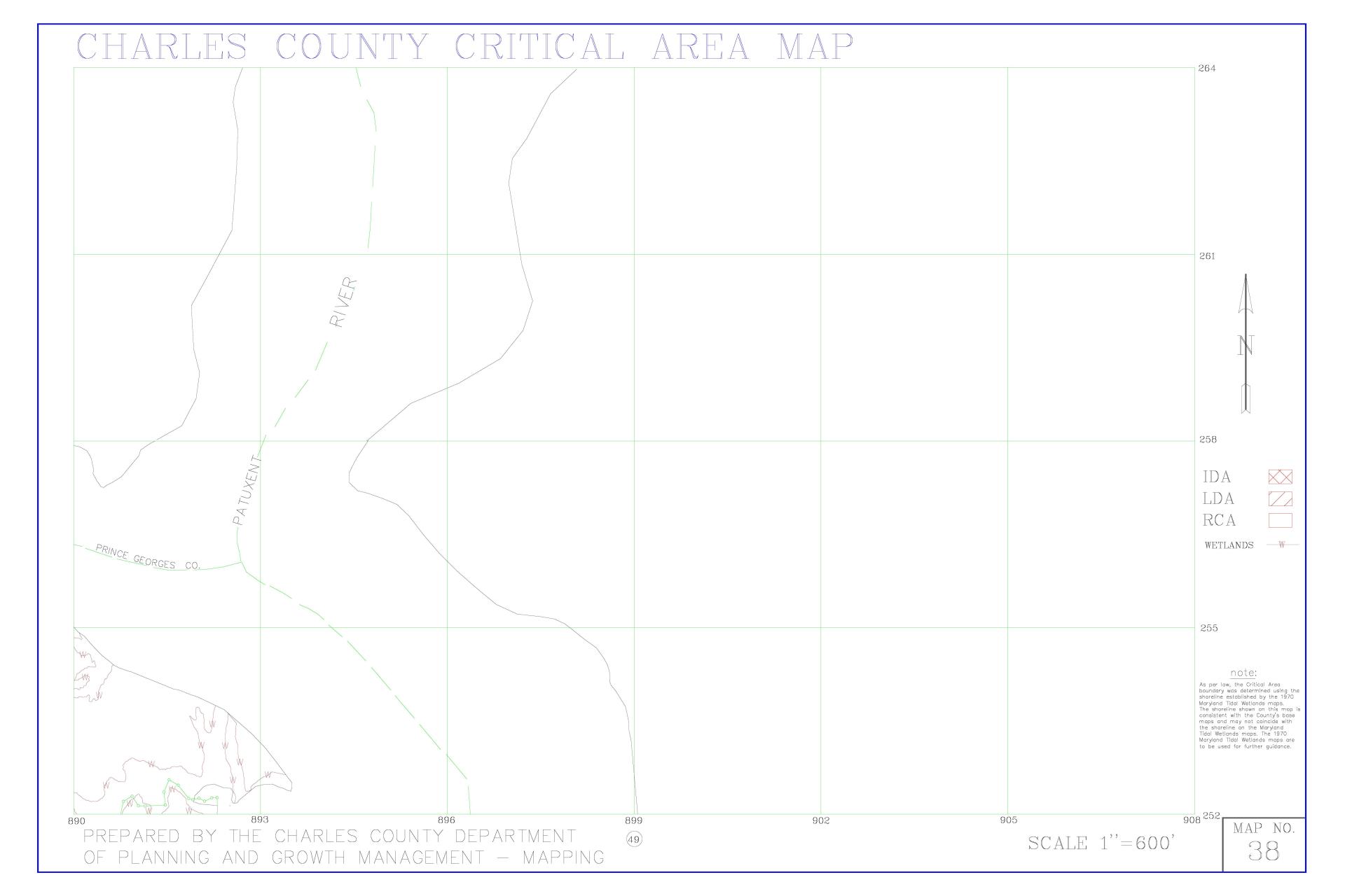 Critical Area Map 38