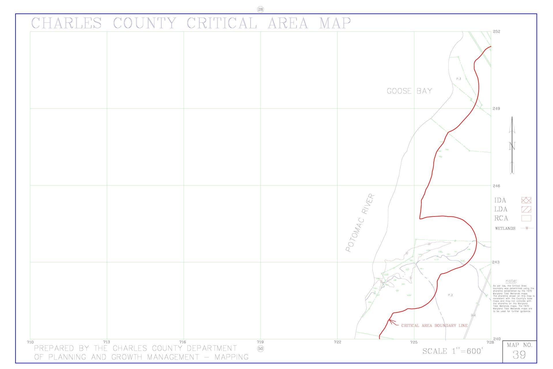 Critical Area Map 39