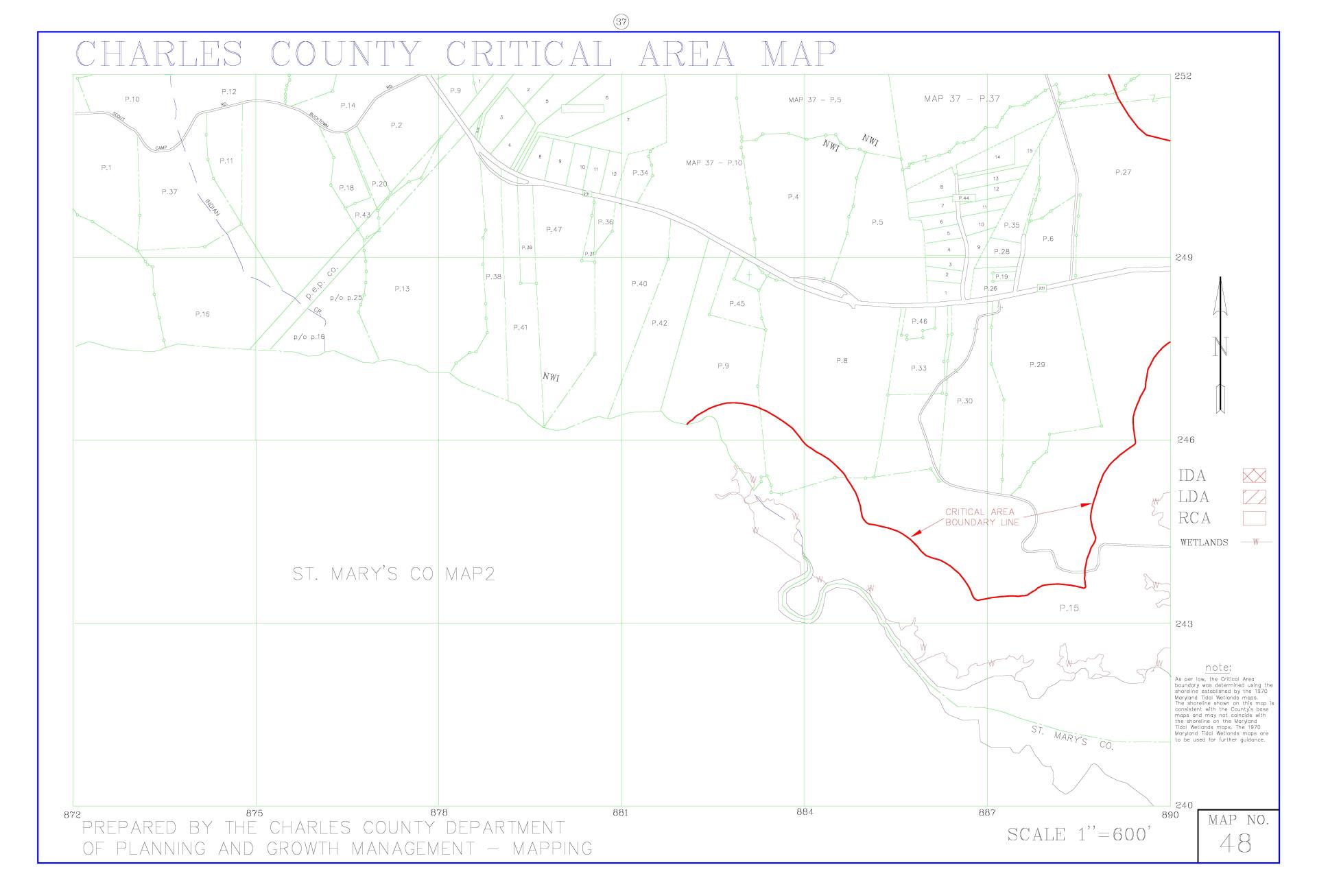 Critical Area Map 48