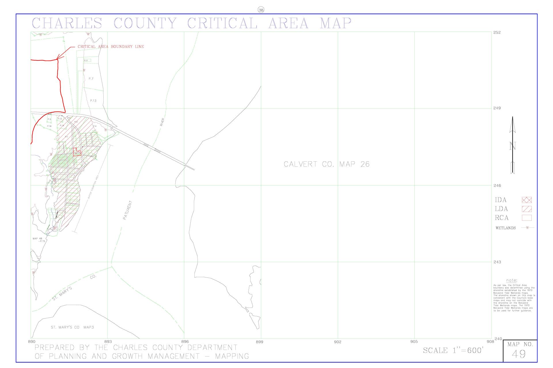 Critical Area Map 49