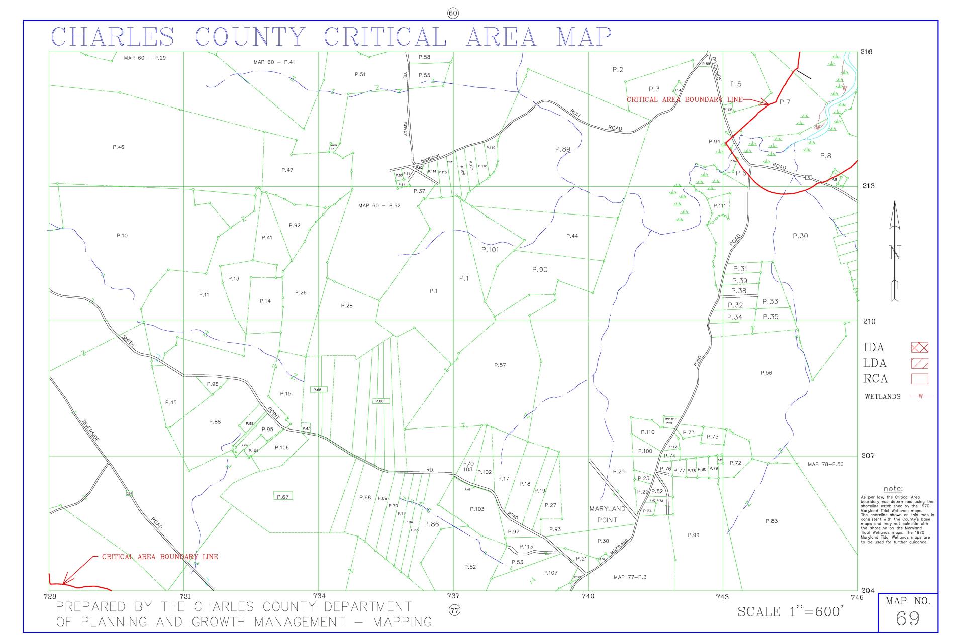 Critical Area Map 69