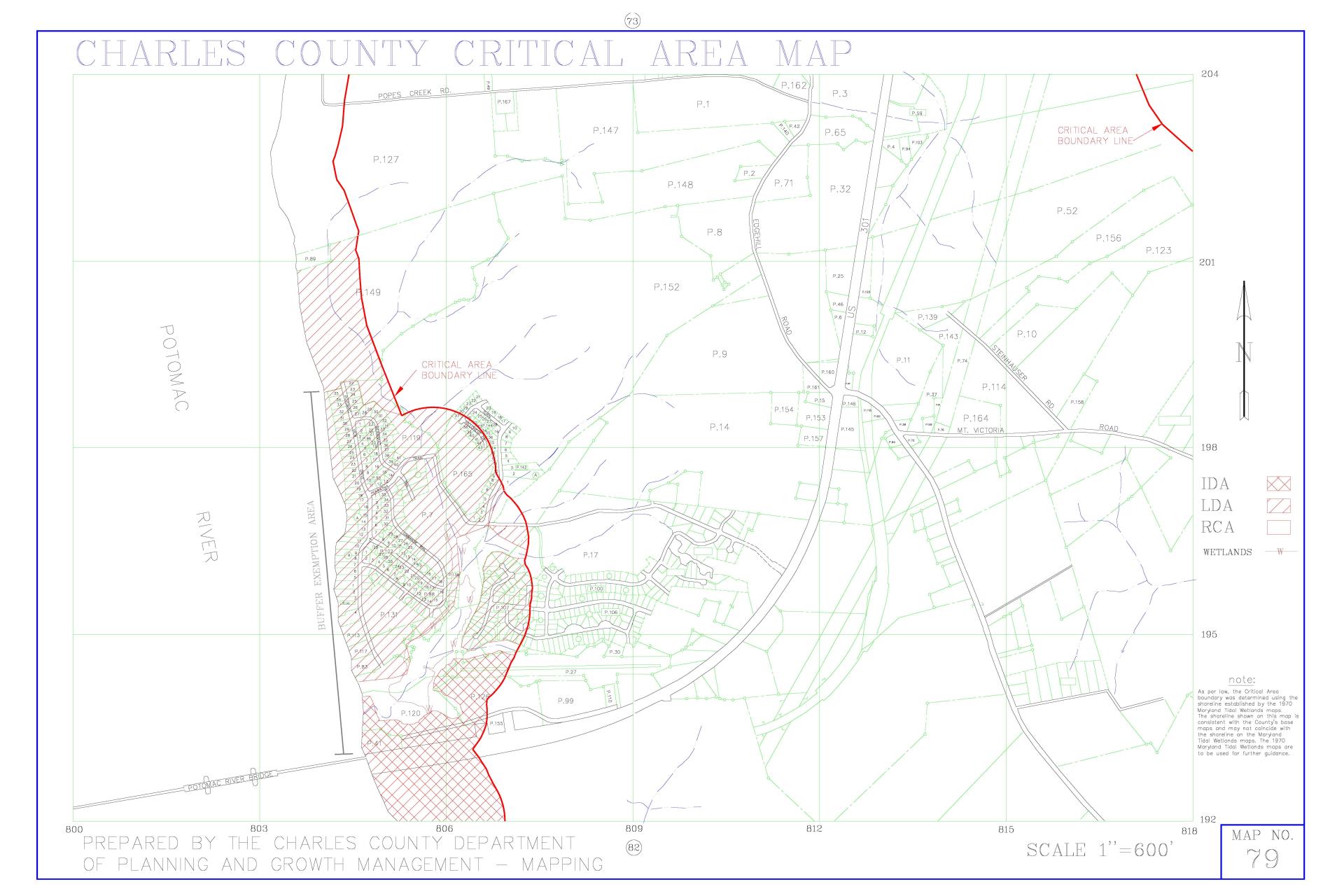 Critical Area Map 79