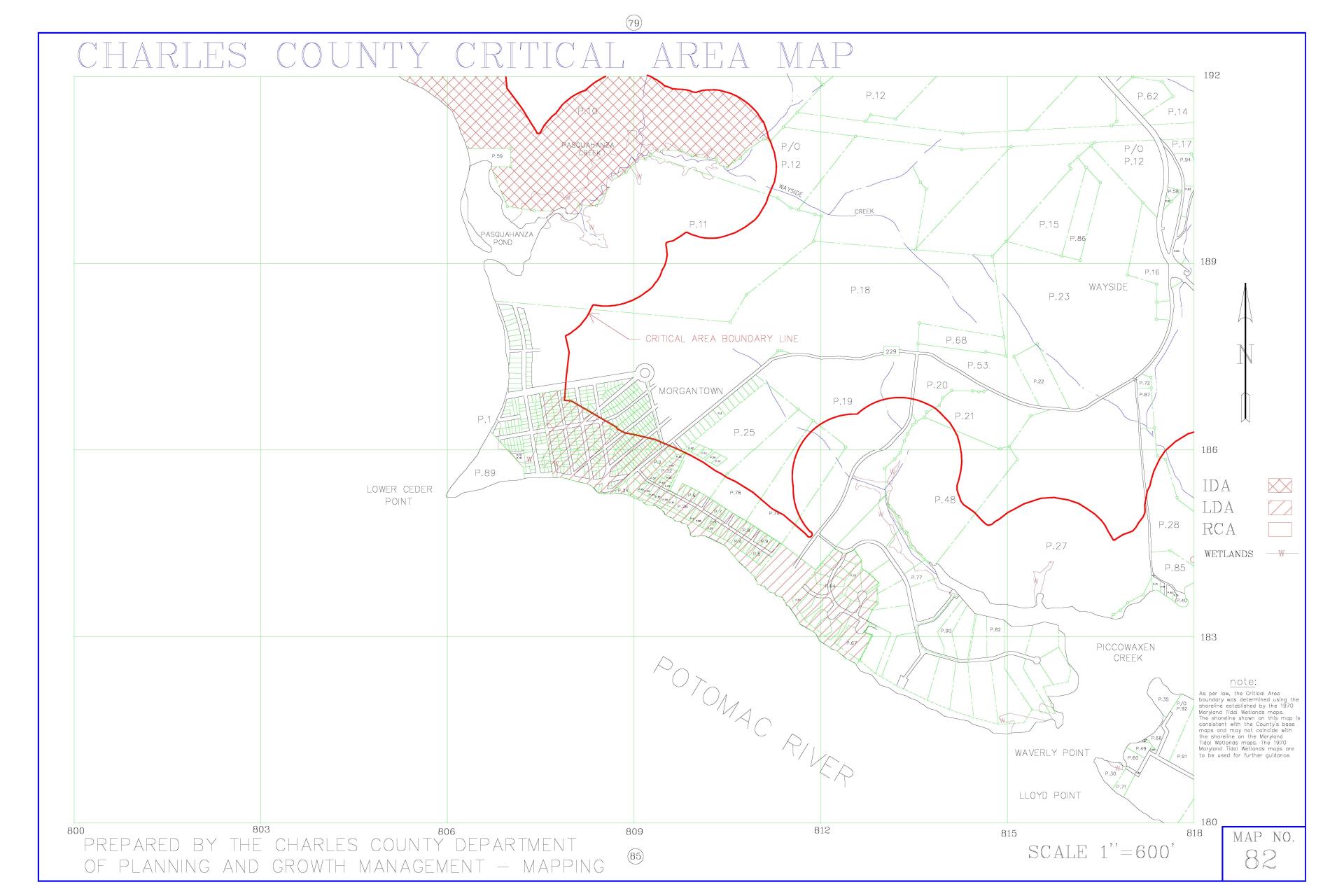 Critical Area Map 82