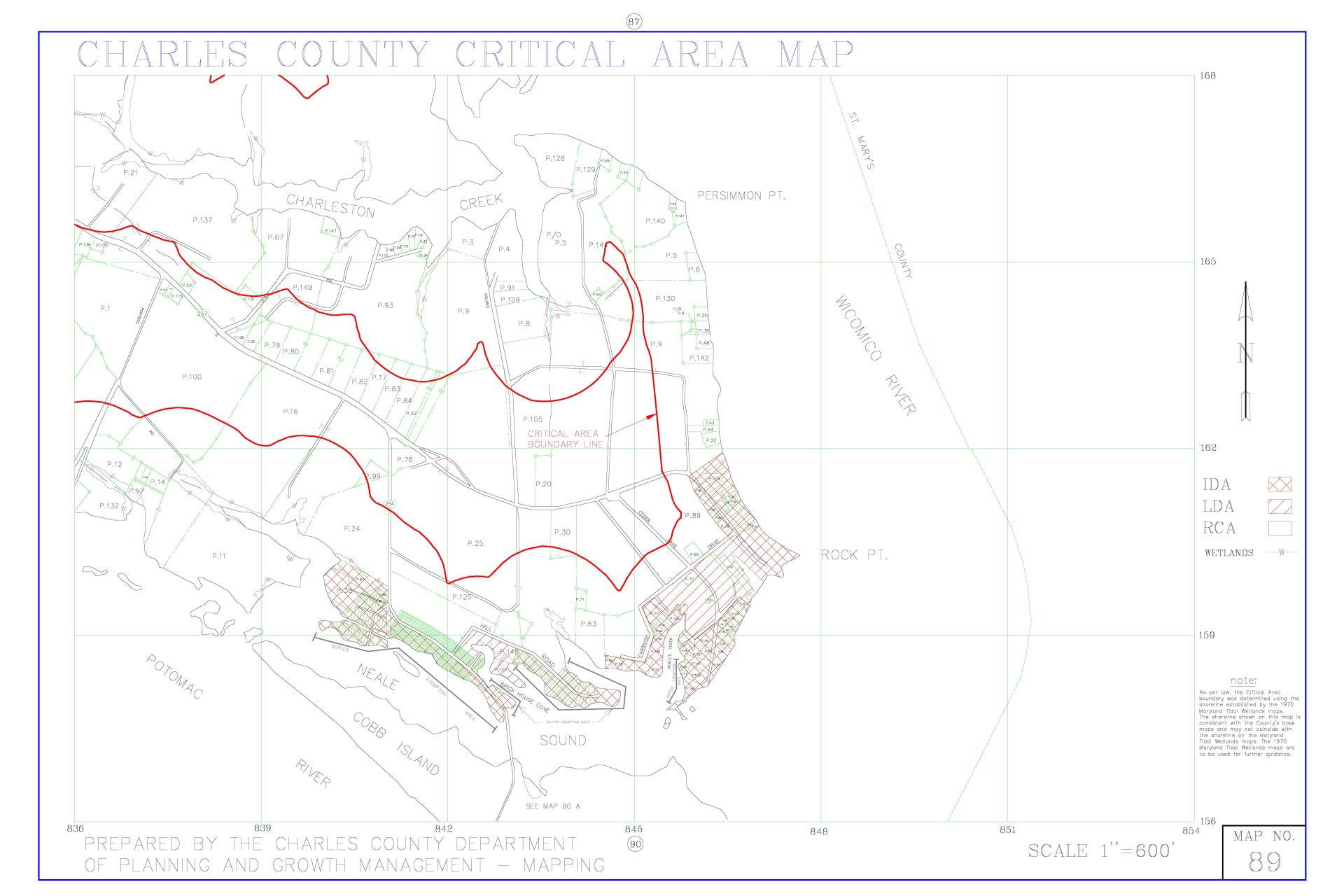 Critical Area Map 89