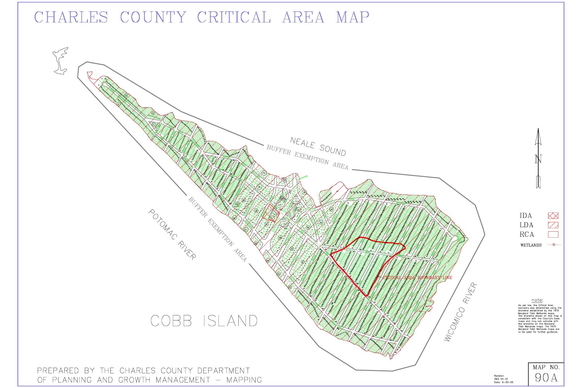 Critical Area Map 90