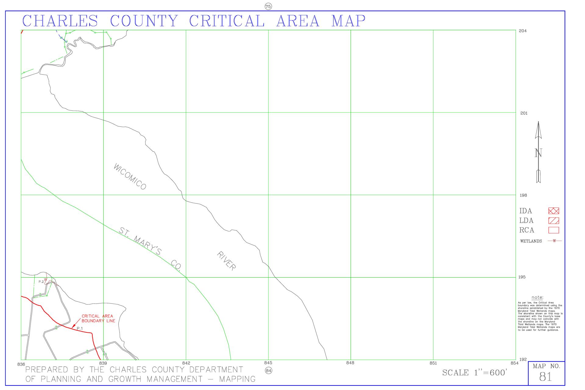 Critical Area Map 81