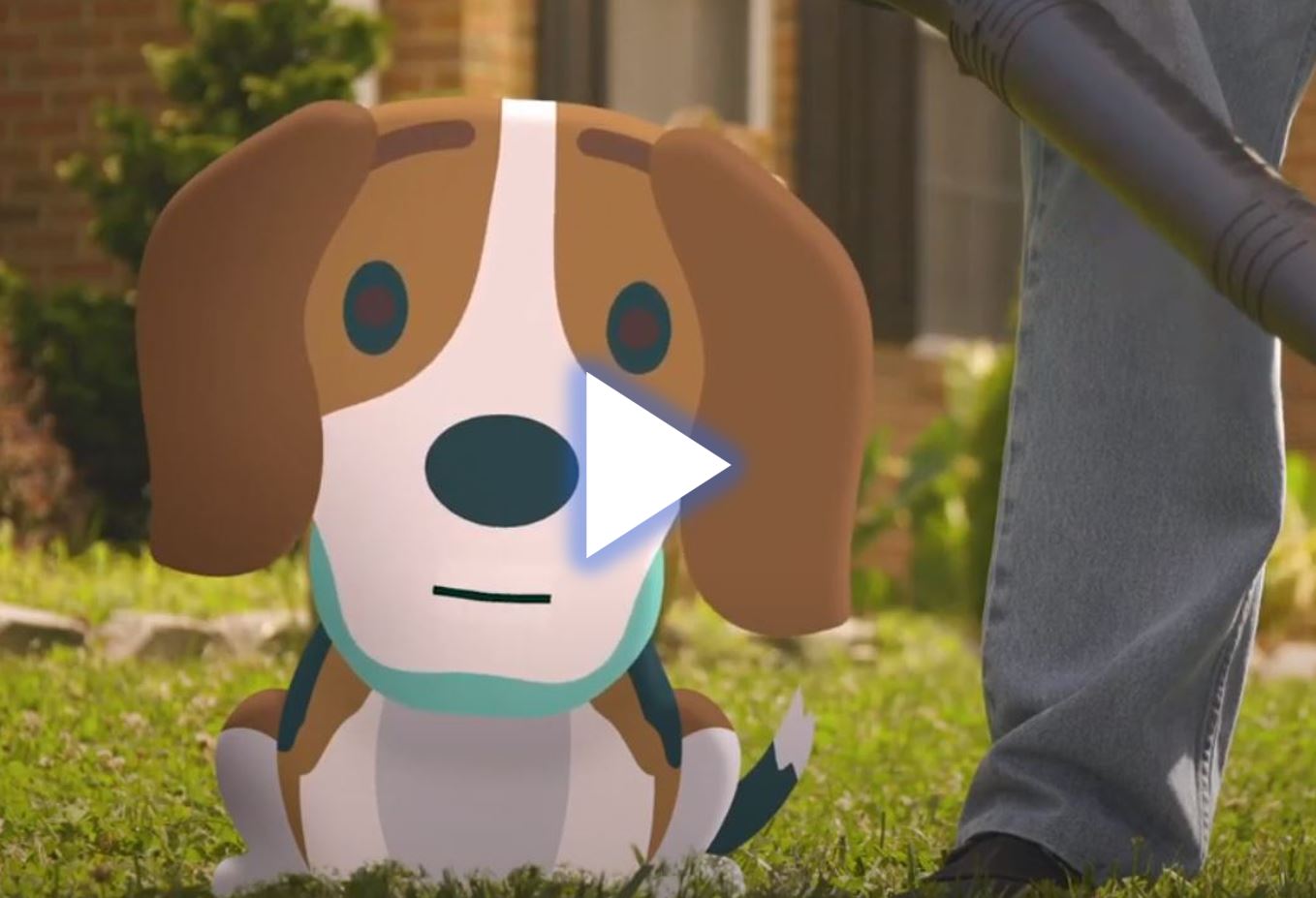 Max the Dog and Lawn Care Play Image