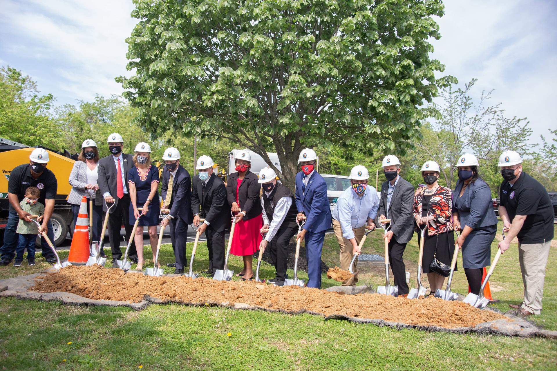 Officials broke ground on the NCN project in Cobb Neck